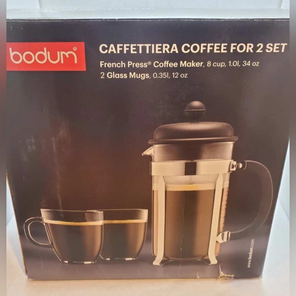 BODUM Coffee Press And 2 Cup Set